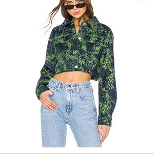 I AM GIA SINEAD denim cropped jacket BNWT